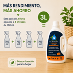 Eliminador de olores 3 litros (rinde como 4 de 750 ml)