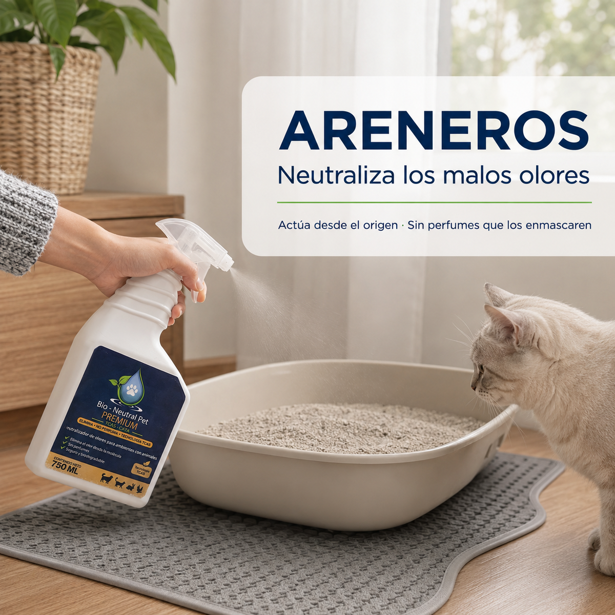 Eliminador de olores Bio - Neutral Pet 750 cc