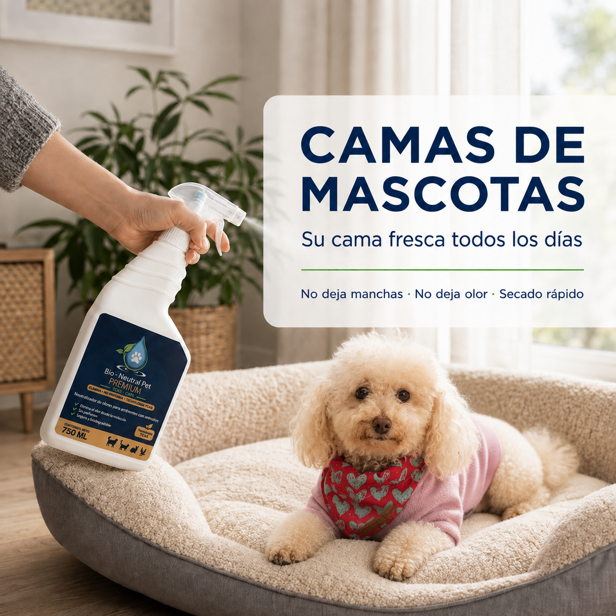 Eliminador de olores Bio - Neutral Pet 750 cc